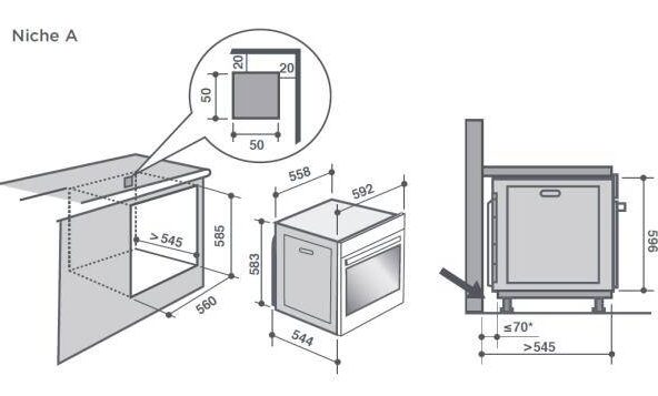 Four De Dietrich DOP8360