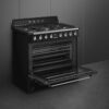 Piano de cuisson Smeg Victoria TR90BL9 Piano de cuisson Smeg Victoria TR90BL9