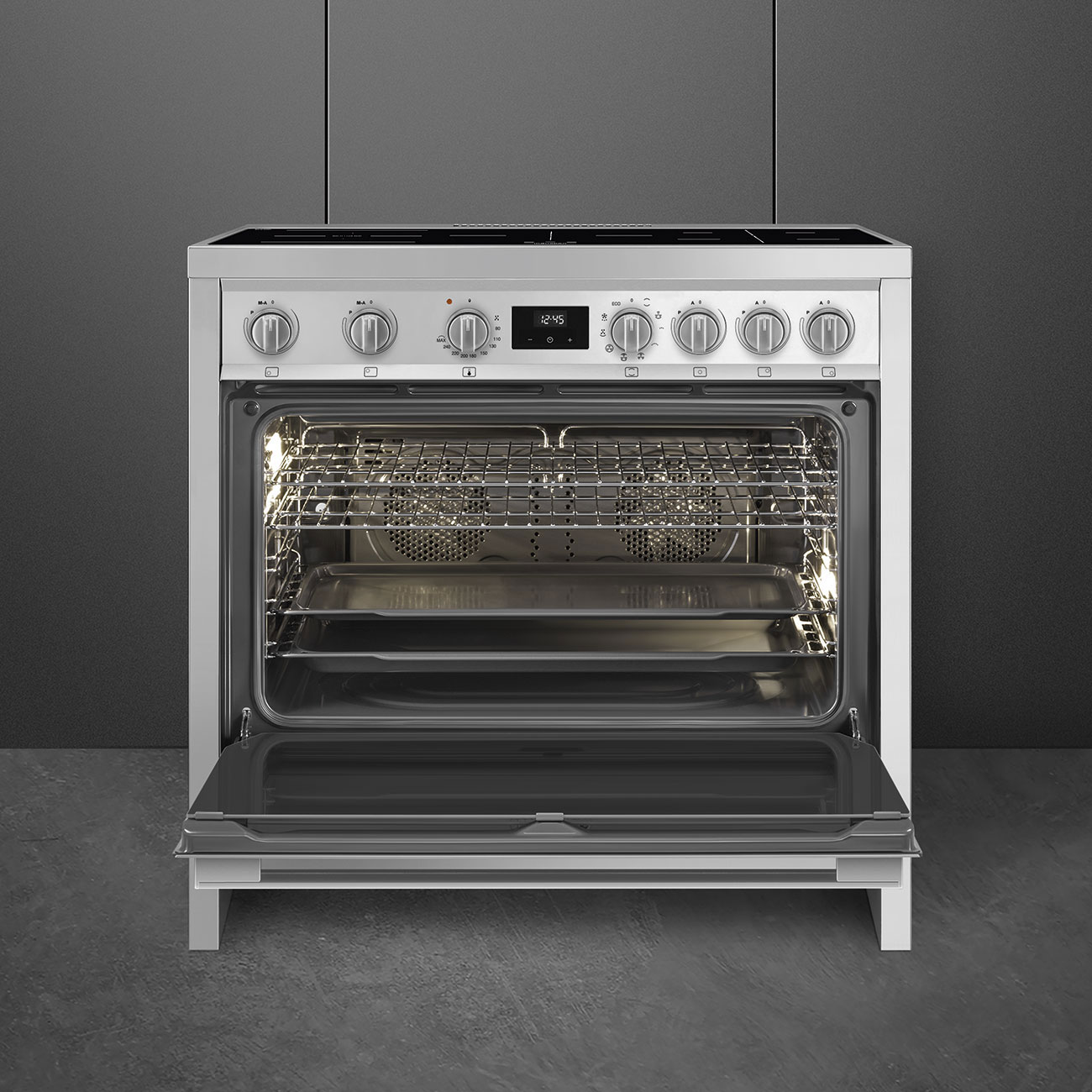 Centre de cuisson SMEG B95IMX9 -2 Centre de cuisson SMEG B95IMX9