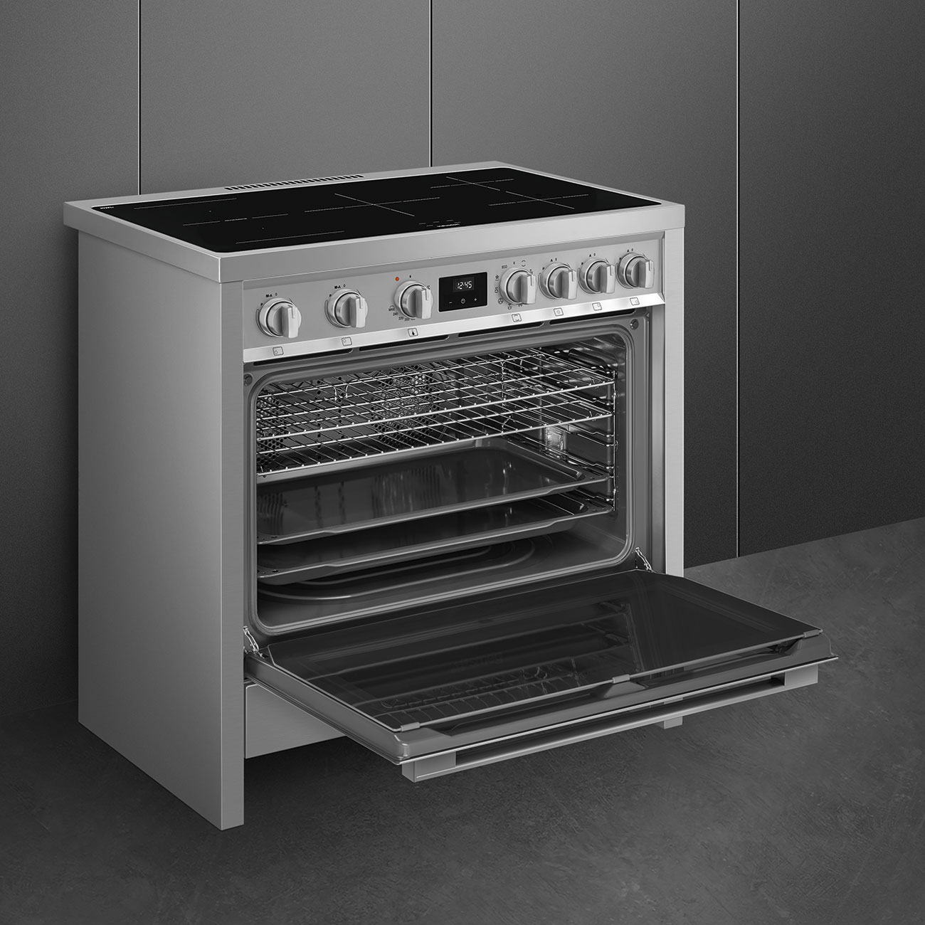 Centre de cuisson SMEG B95IMX9 -4 Centre de cuisson SMEG B95IMX9