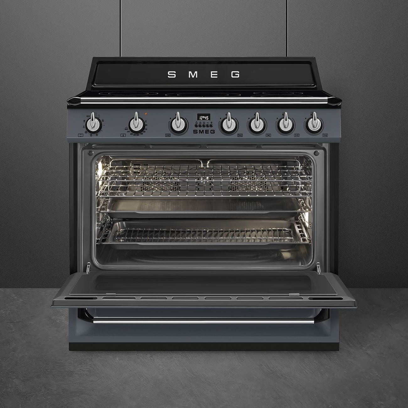 Centre de cuisson Smeg 'Victoria' TR90IGR2 -3 Centre de cuisson Smeg 'Victoria' TR90IGR2