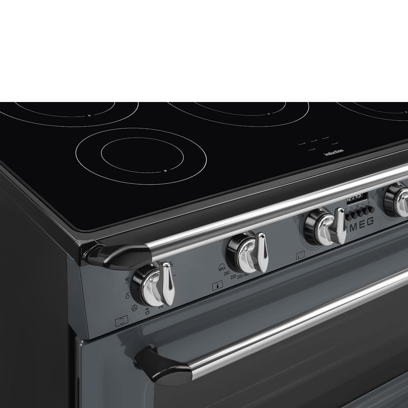 Centre de cuisson Smeg 'Victoria' TR90IGR2 -8 Centre de cuisson Smeg 'Victoria' TR90IGR2