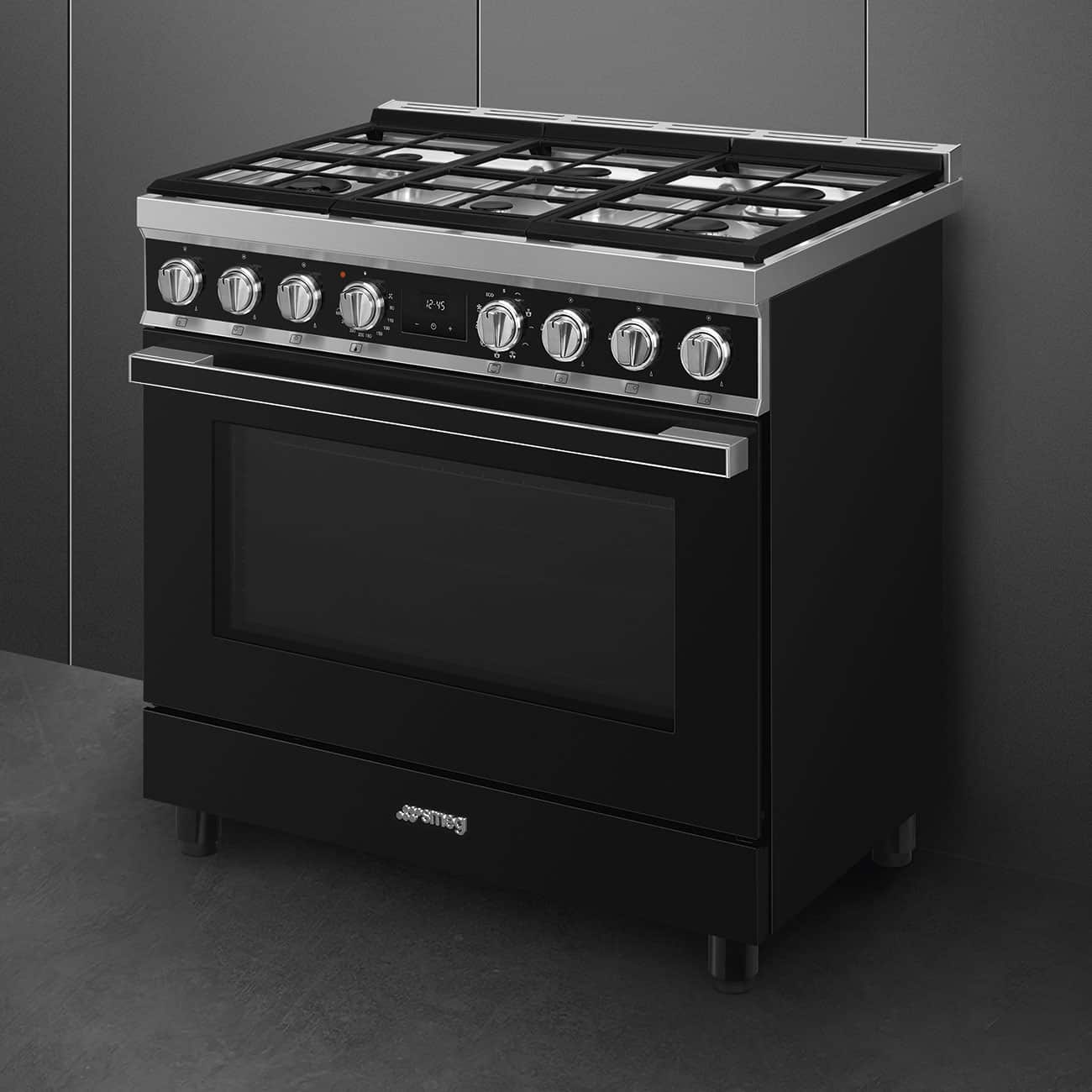 Centre de cuisson Smeg Portofino CPF9GMBL1 -3 Centre de cuisson Smeg Portofino CPF9GMBL1