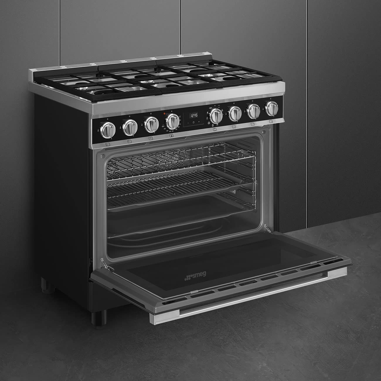 Centre de cuisson Smeg Portofino CPF9GMBL1 -4 Centre de cuisson Smeg Portofino CPF9GMBL1