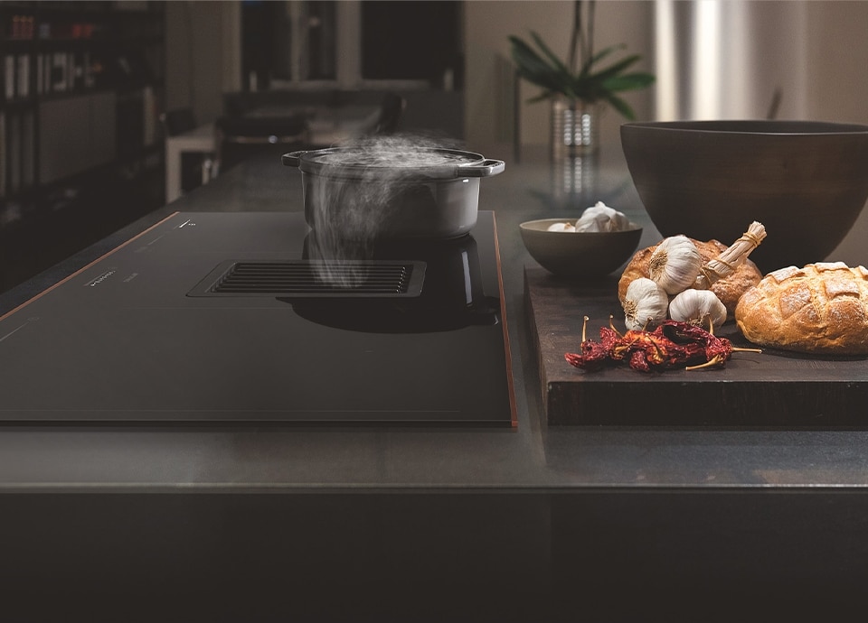 Plaque aspirante encastrable Smeg HOBD482D