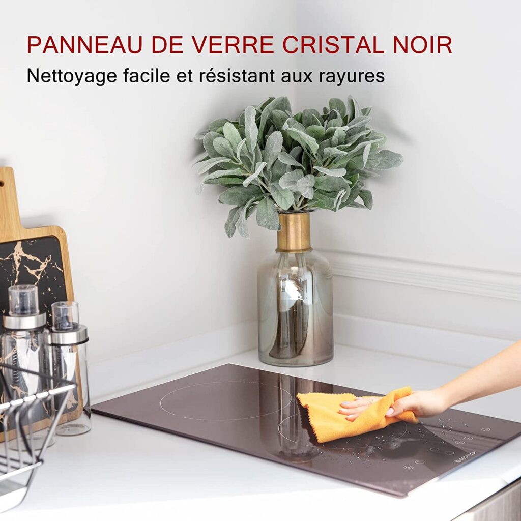 Table de cuisson domino vitrocéramique Gedtech GTV2Z3000B