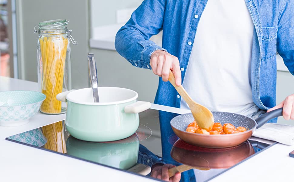 GEDTECH Plaque Vitrocéramique 2 Foyers GTV2Z3000B - 3000W -b Table de cuisson domino vitrocéramique Gedtech GTV2Z3000B