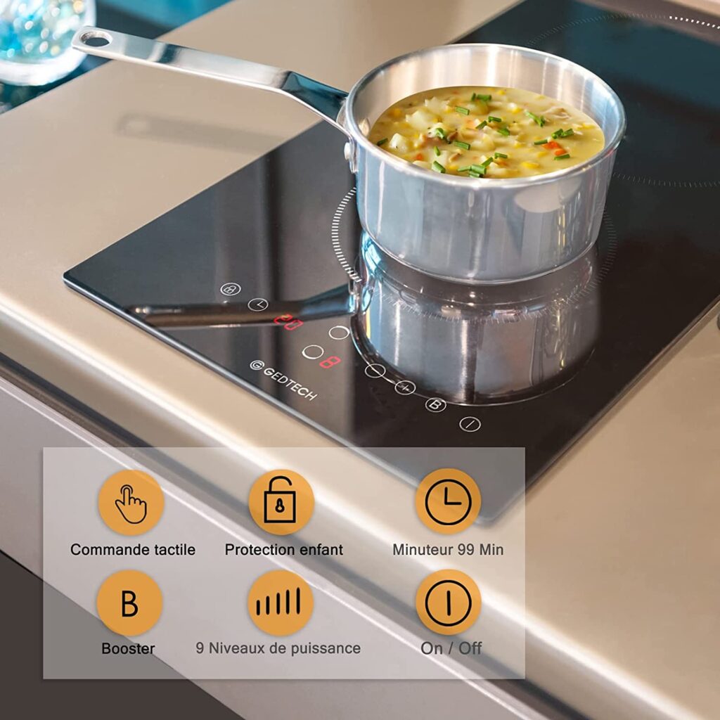 Table à induction Gedtech GTI2Z3500B