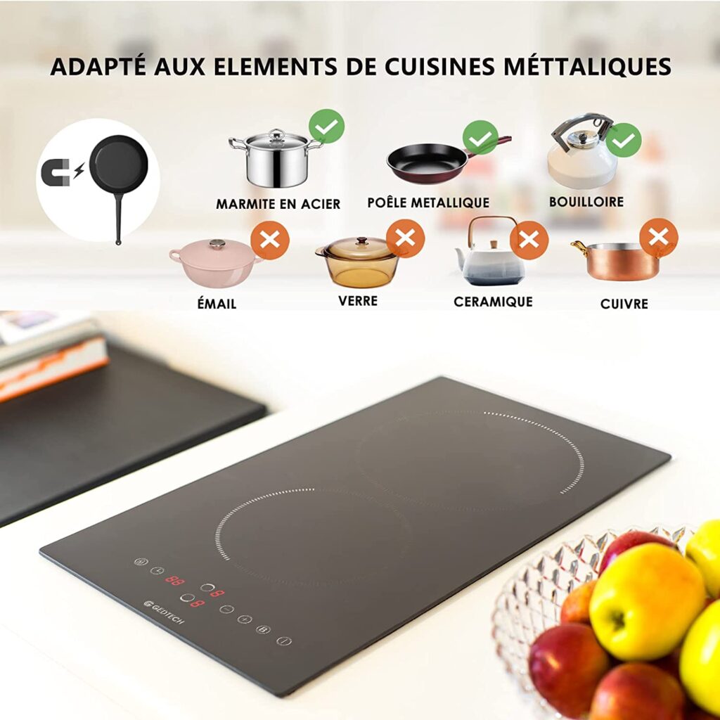 Table à induction Gedtech GTI2Z3500B