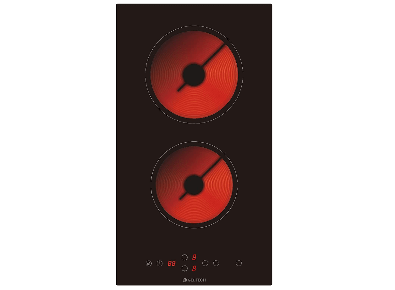 Table de cuisson domino vitrocéramique Gedtech GTV2Z3000B -1 Table de cuisson domino vitrocéramique Gedtech GTV2Z3000B