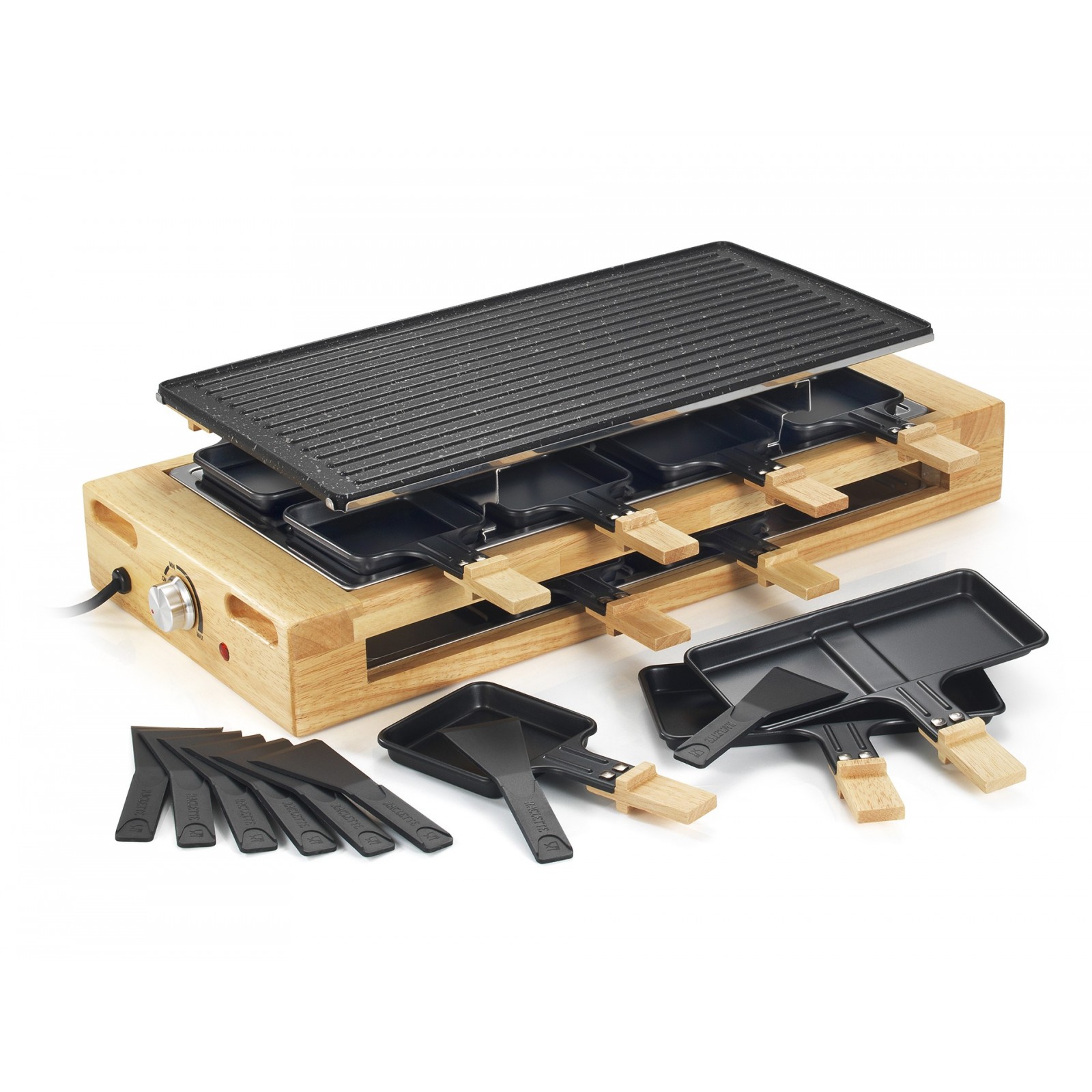 Appareil à raclette KitchenChef KCWOOD.8.MAXI -4 Appareil à raclette KitchenChef KCWOOD.8.MAXI