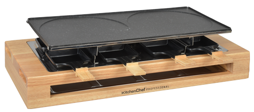 Appareil à raclette KitchenChef KCWOOD.8.MAXI -7 Appareil à raclette KitchenChef KCWOOD.8.MAXI