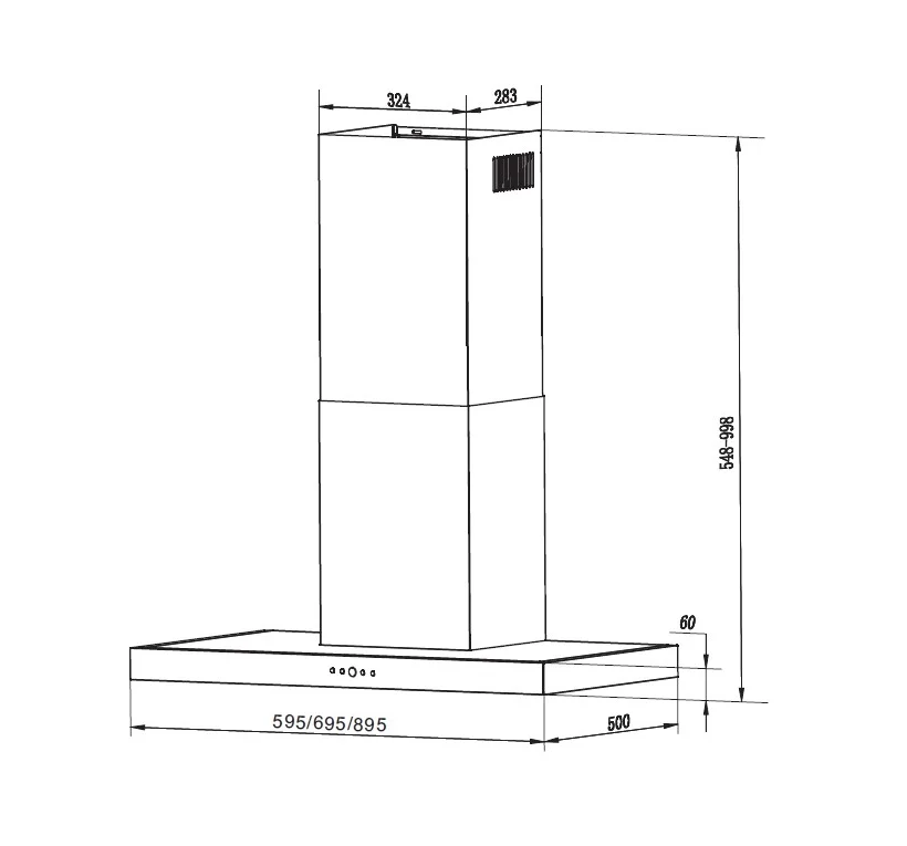 Hotte Faber TSP 900 - Inox