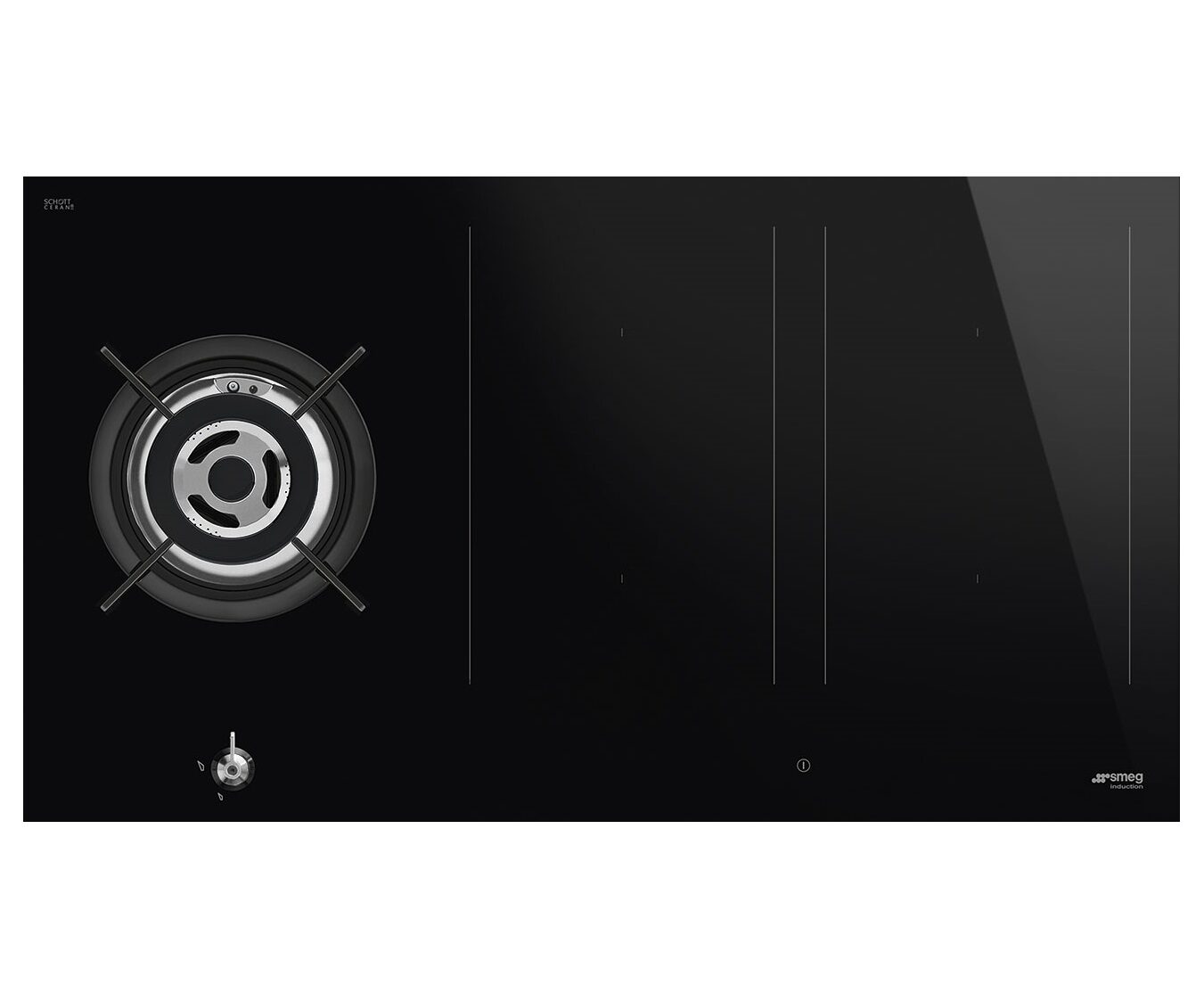 Table de cuisson mixte Classica Smeg PM3953D -1 Table de cuisson mixte Classica Smeg PM3953D