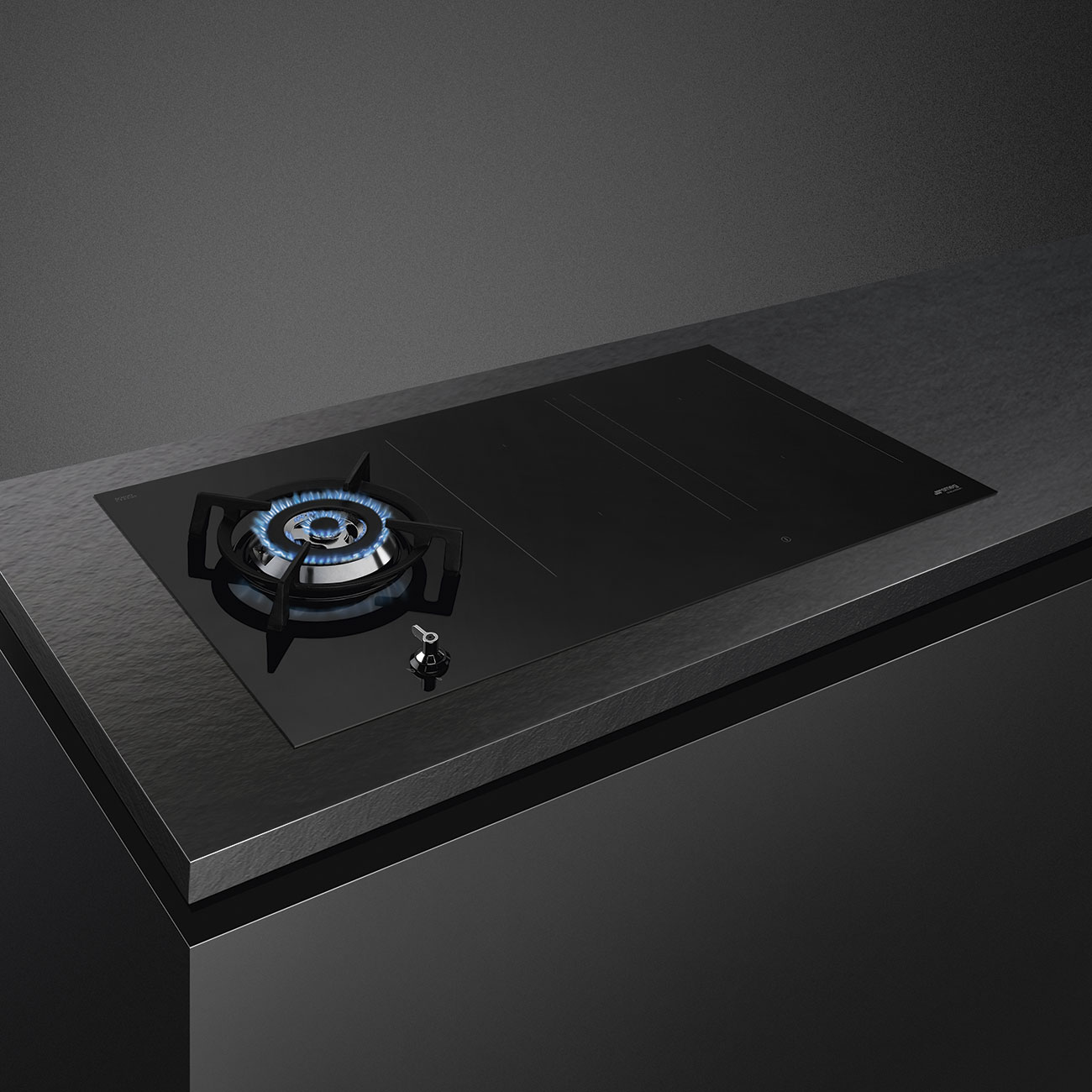 Table de cuisson mixte Classica Smeg PM3953D -7 Table de cuisson mixte Classica Smeg PM3953D