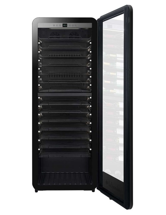 4cave-a-vin-double-zone-avec-controle-a-distance-apogee185dzpro-184-bouteilles