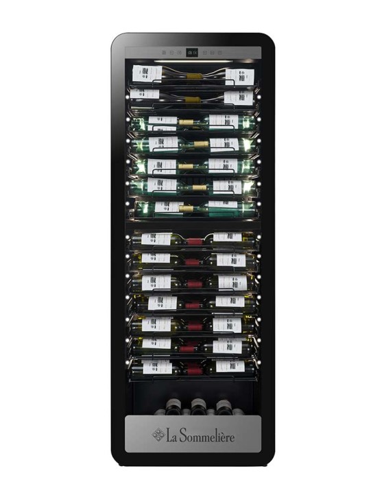 cave-a-vin-double-zone-avec-controle-a-distance-apogee185dzpro-184-bouteilles